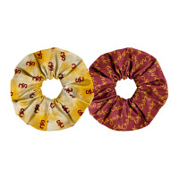 USC Trojans League Cardinal and Gold SC Interlock Tie Dye Spirit Scrunchie Gift Pack